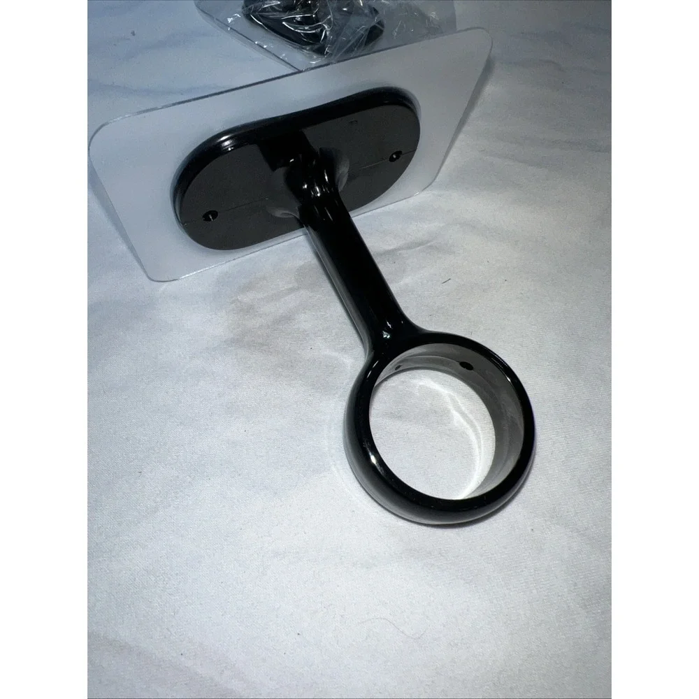 Lot Of 10 Plastic Curtain Rod Brackets